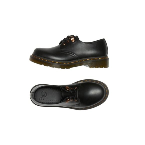 DR. MARTENS 1461 HARDWARE LEATHER size6 Rose Gold Ankle Shoes Boots main image 5